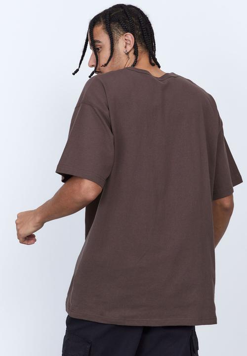 Factorie - Premium oversized t shirt - bracken brown