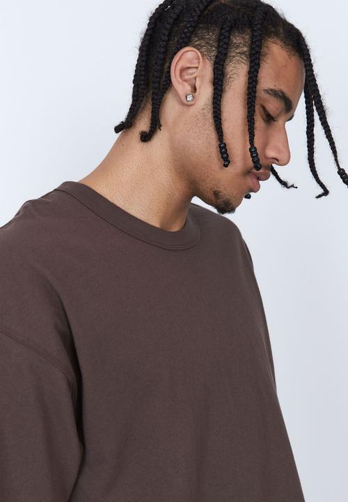 Factorie - Premium oversized t shirt - bracken brown