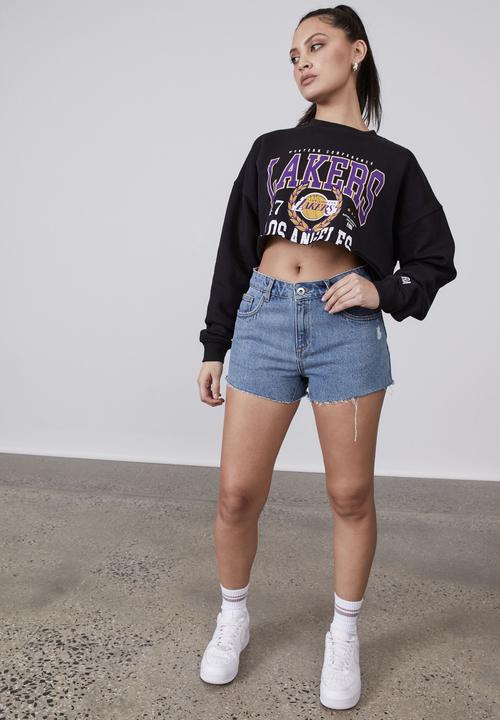 Factorie - Mini denim short - noughties blue