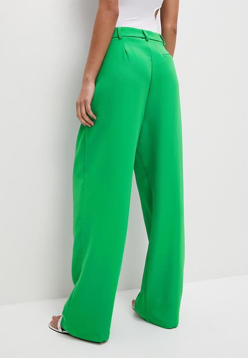 Superbalist - Midrise wideleg - bright green