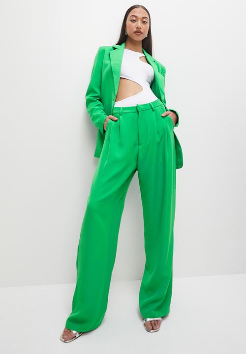 Superbalist - Midrise wideleg - bright green