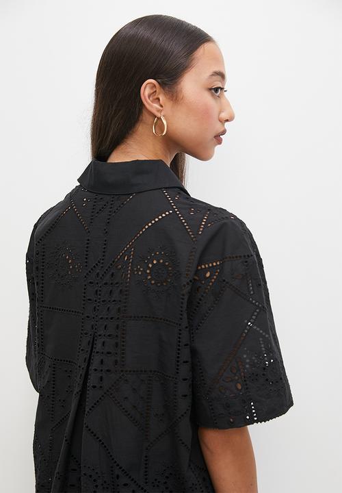 Superbalist - Anglaise longline shirt - black