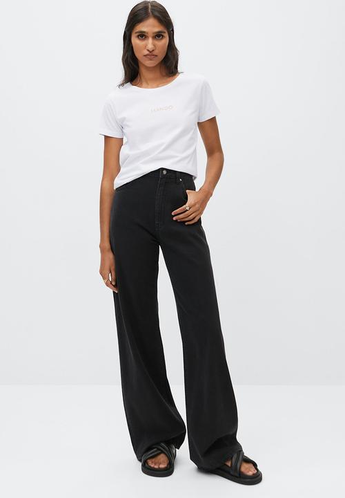 MANGO - T-shirt psmango - white