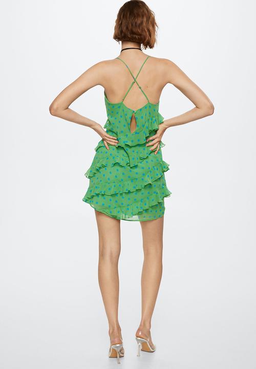 MANGO - Dress thalia - green