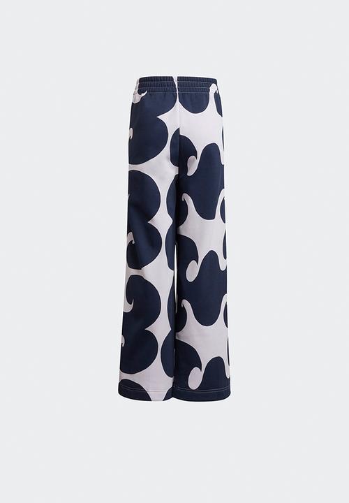 adidas Originals - Girls Marimeko pant - purple tint & collegiate navy