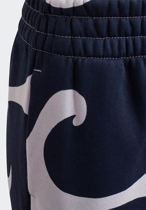 adidas Originals - Girls Marimeko pant - purple tint & collegiate navy
