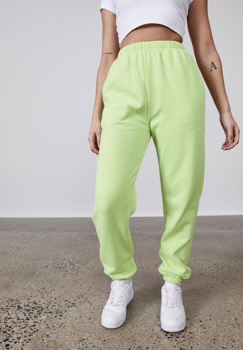 Factorie - Super slouchy trackpant - celery
