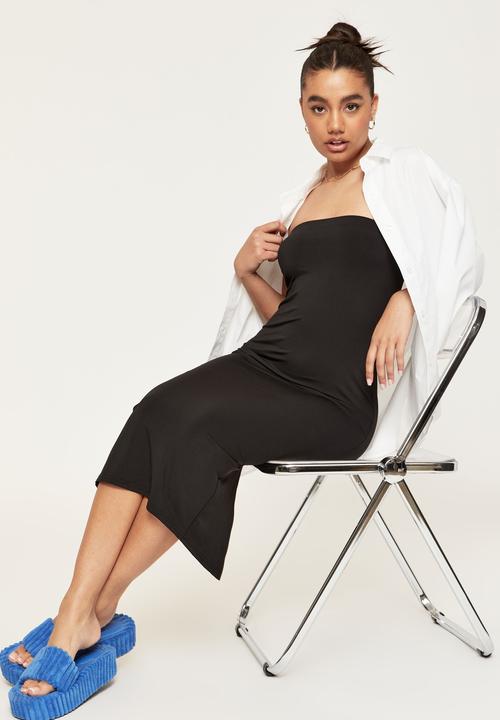 Supré  - Koko bandeau midi dress - black