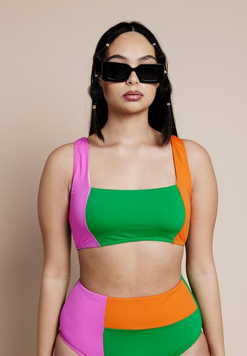 Me&B - Colourblock bikini set - multi
