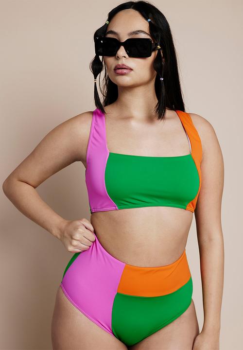 Me&B - Colourblock bikini set - multi