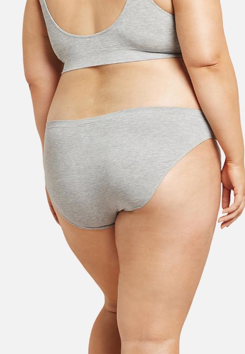 BOODY - Classic bikini - light grey marl