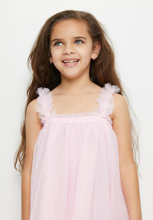 Pop Candy - Girls mesh dress - pink