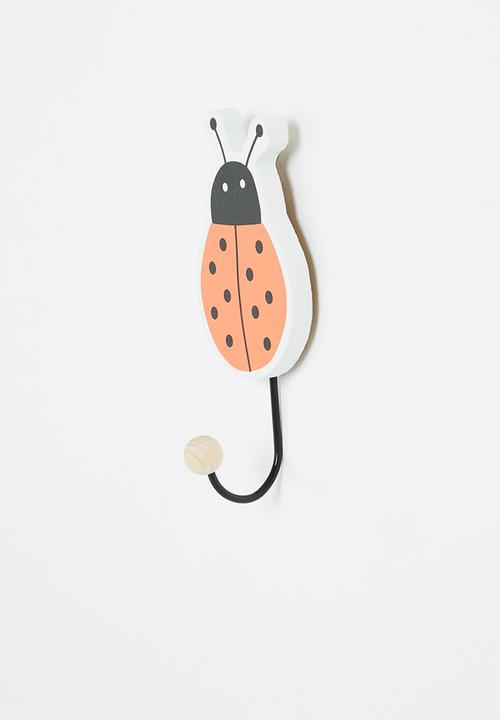 H&S - Ladybug wall hook - red&black