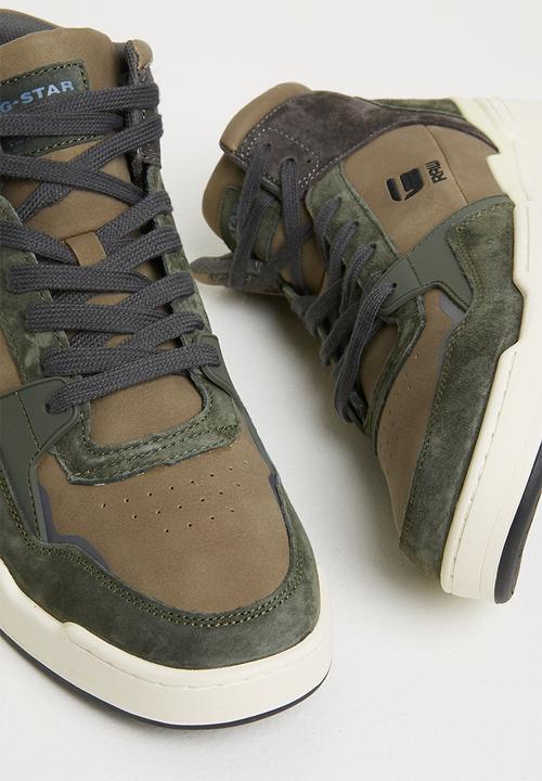 G-STAR - Attacc mid blk m - olive & taupe