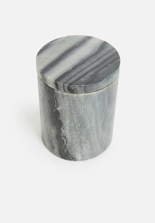 Sixth Floor - Soho marble canister-black