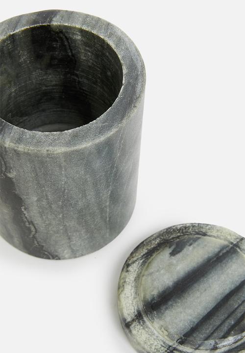 Sixth Floor - Soho marble canister-black