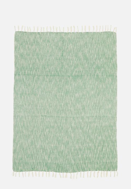 H&S - Coilow throw - green