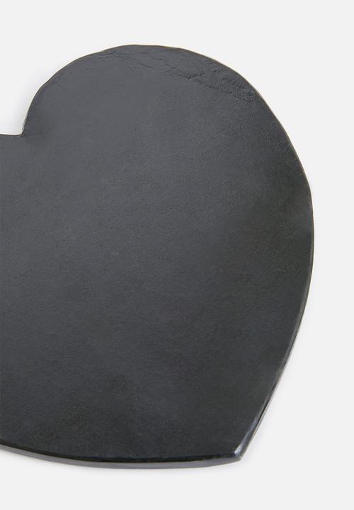 Sixth Floor - Slate heart shaped serving platter