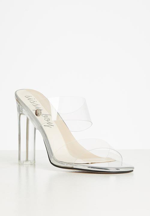 SISSY BOY - No secrets mule heel - silver