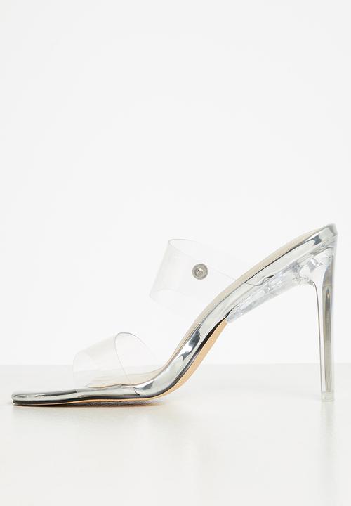 SISSY BOY - No secrets mule heel - silver