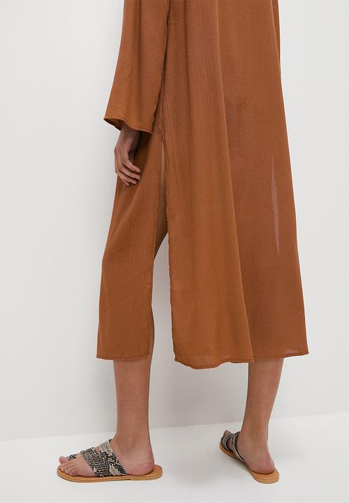 Superbalist - Tie detail cover up - rust
