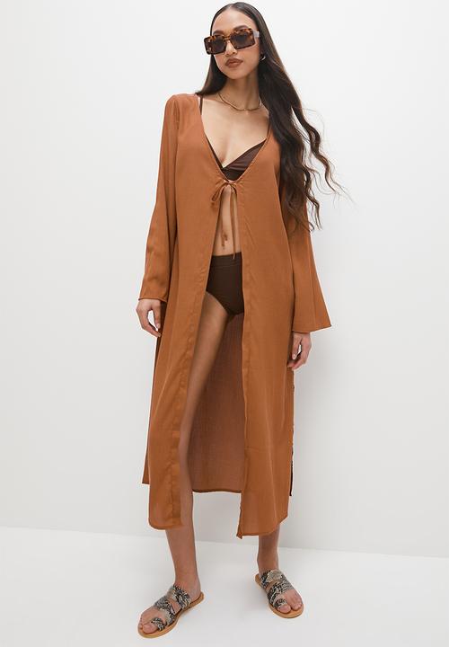 Superbalist - Tie detail cover up - rust
