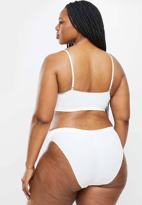 DORINA - Plus 2 pack orla light padded bralette - ivory & grey