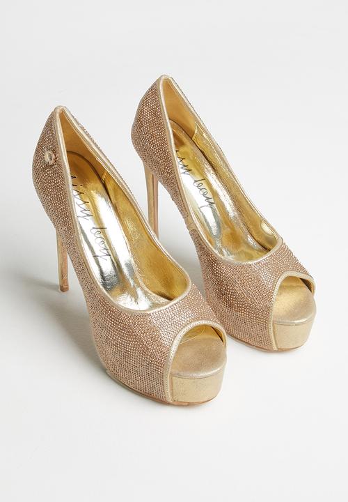 SISSY BOY - Prom night platform heel - gold