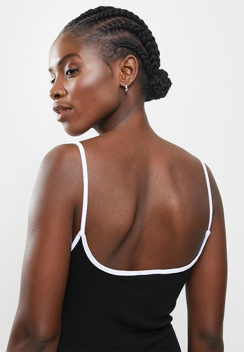 dailyfriday - Strappy mini dress - black