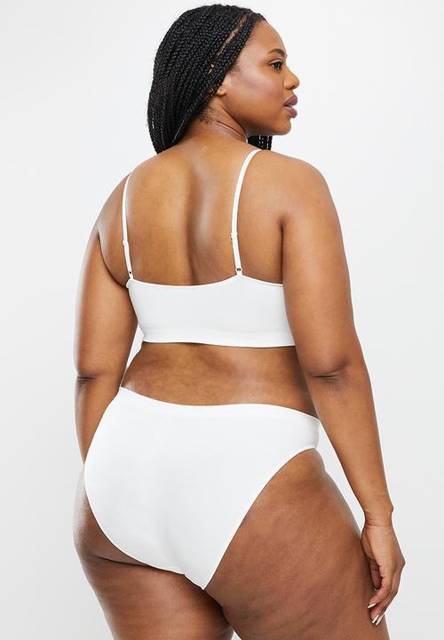 DORINA - Plus 2 pack orla briefs - ivory & grey