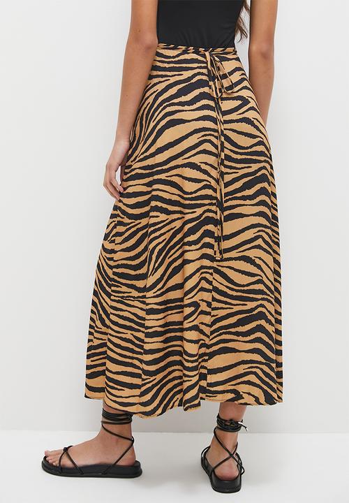 Superbalist - Easy wrap skirt - zebra