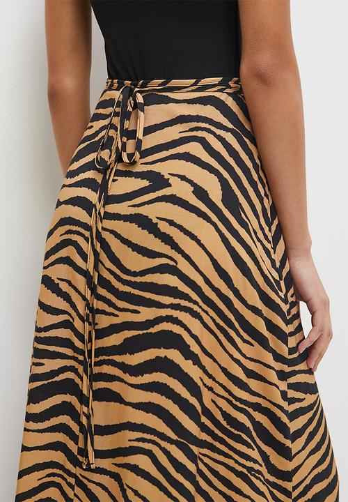 Superbalist - Easy wrap skirt - zebra