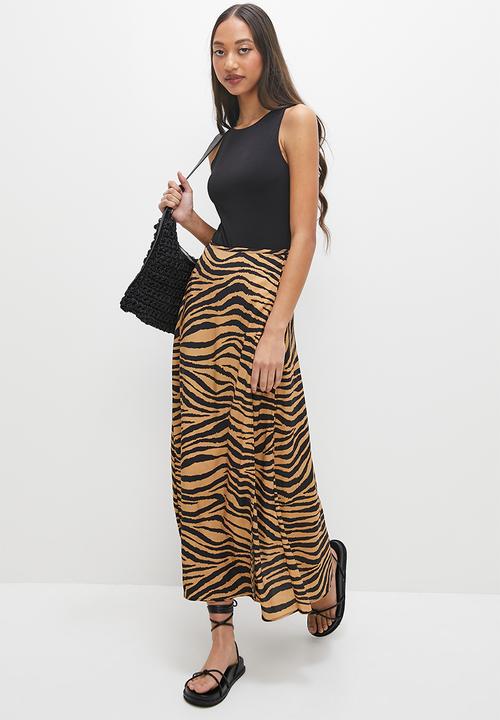 Superbalist - Easy wrap skirt - zebra