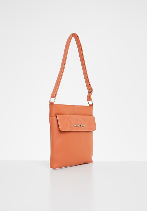 Pierre Cardin - Londi textured trim crossbody - orange