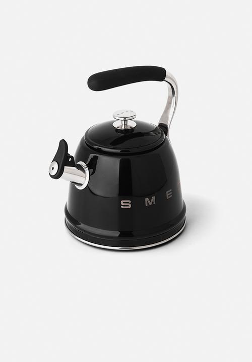 smeg - Whistling kettle - black