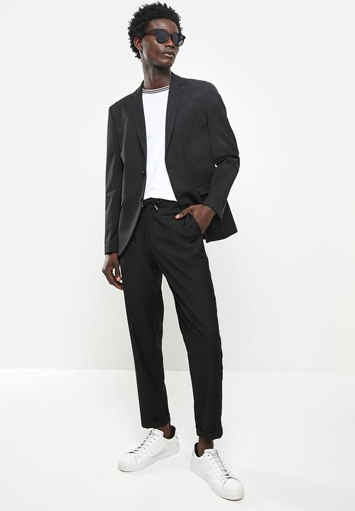 Selected Homme - Slim fit mylocarlo flex blazer - black