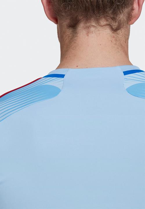adidas Performance - Spain 22 Away WC Jersey - glow blue/glory blue