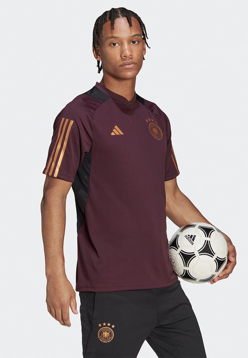 adidas Performance - Germany Tiro 23 WC Training Jersey- shadow maroon
