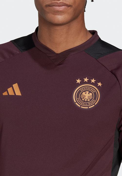 adidas Performance - Germany Tiro 23 WC Training Jersey- shadow maroon
