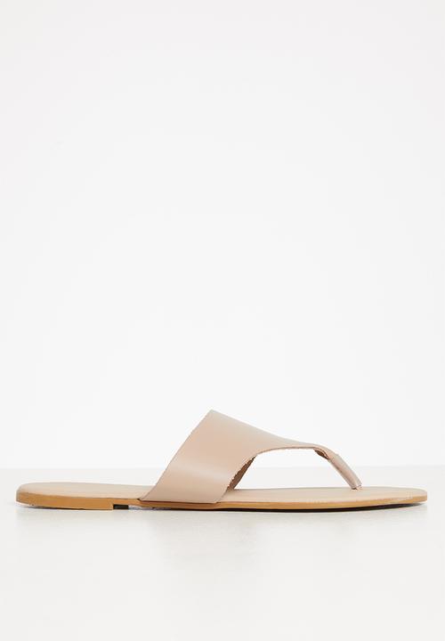 edit - Jill leather thong - milk