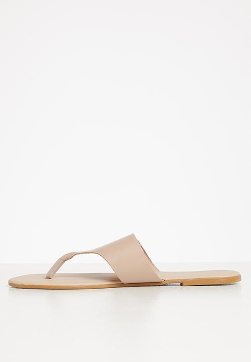 edit - Jill leather thong - milk