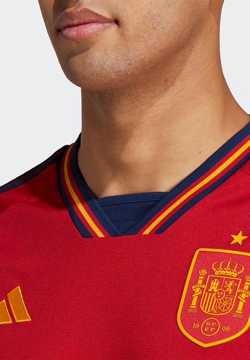 adidas Performance - Spain Home Soccer WC 22 Jersey - team power red 2 & team navy blue 2