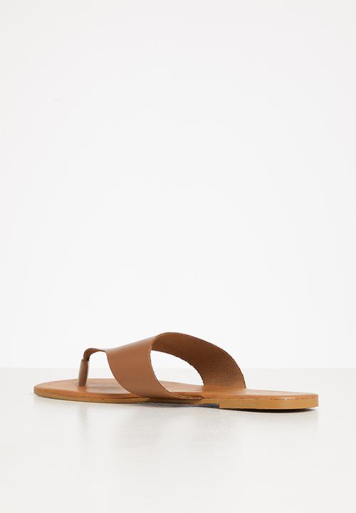 edit - Jill leather thong - tan