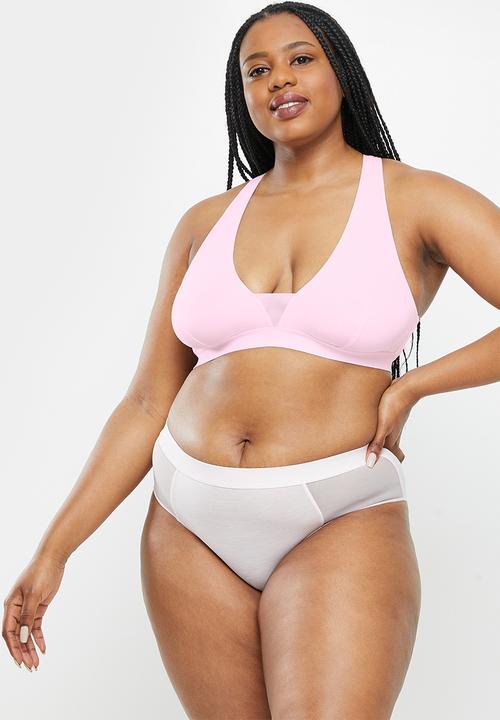 DORINA - Plus 2 pack hallie hipster classics - pink & grey