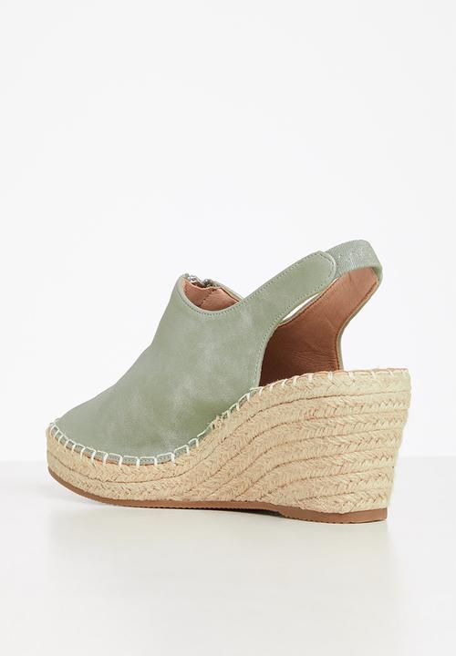 Butterfly Feet - Savy 2 espadrille wedge heel - mint