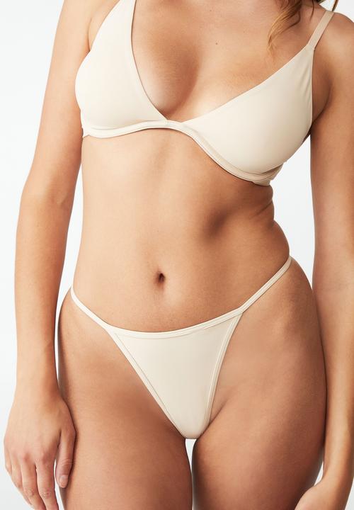 Cotton On - Tiny invisible tanga g string - frappe