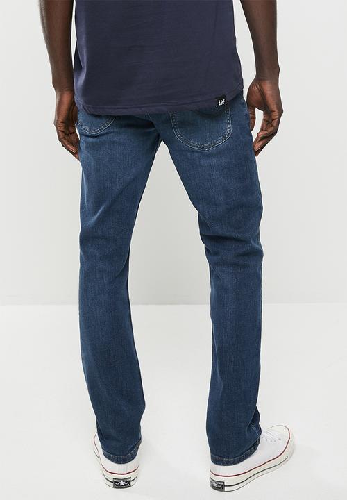 Lee  - Detroit regular slim fit jeans - green bay stretch