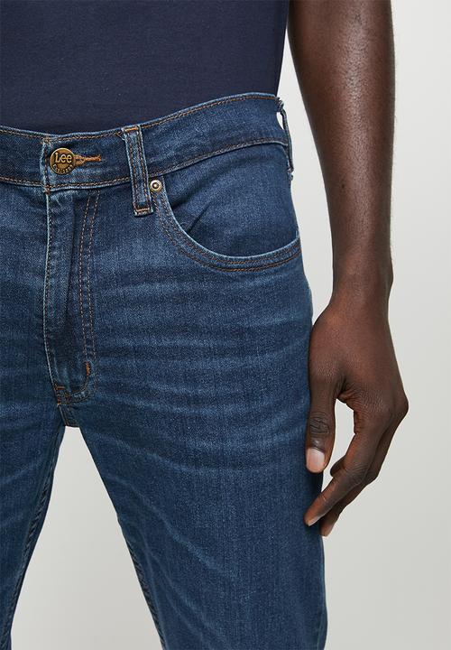 Lee  - Detroit regular slim fit jeans - green bay stretch