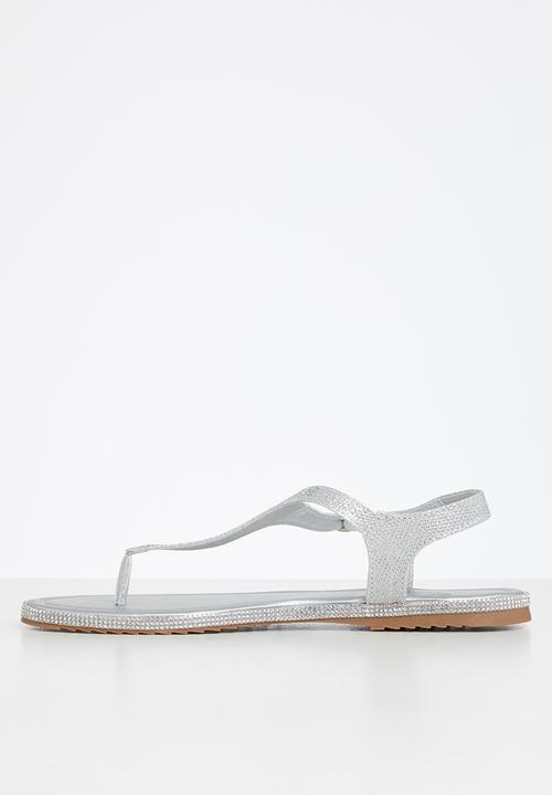 Butterfly Feet - Tumi 2 slingback t-bar sandal - silver