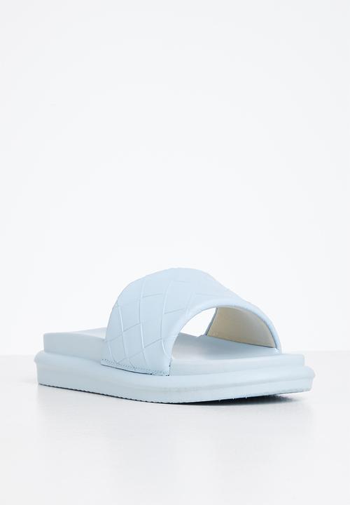 Superbalist - Embossed mule slide - blue
